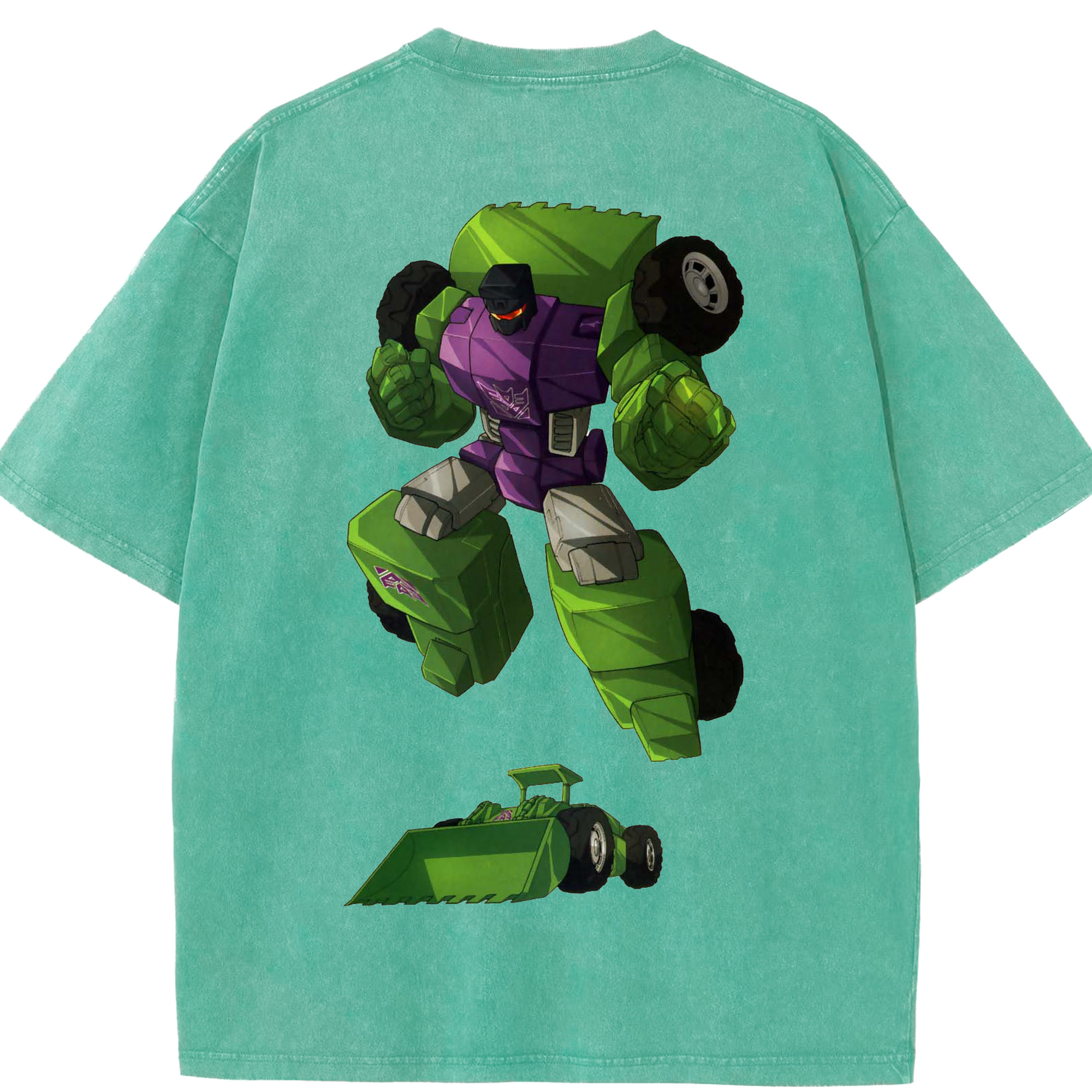 （画像用）  綿100% ヴィンテージ風 半袖Tシャツ（背面プリント）